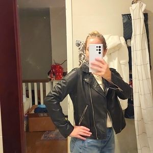 Madewell leather jacket